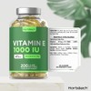 Vitamin E Oil Capsules | 1000iu Strength | 200 Softgels