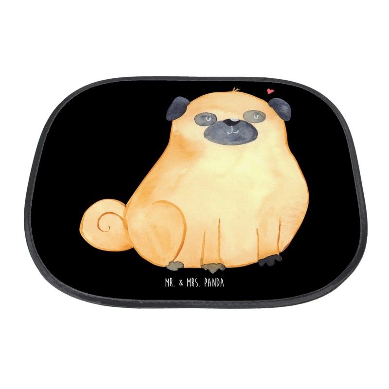 Mr. & Mrs. Panda Car Sun Shade Pug Gift Sayings