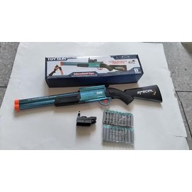 Soft Bullet Foam Blaster Toy Gun - Double Barrel Shotgun Sniper Rifle Kids Age 8-12 Kids Youth Teen Boys Girls Dart Gun Adults Cool Birthday Halloween Christmas Outdoor Play Shooting Game
