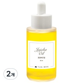 Yeonhwa Golden Jojoba Oil Jojoba Oil Gold (unrefined) natural oil, 2 units, 50ml / 연화 골든호호바오일 호호바오일 골드 (비정제) 천연오일, 2개, 50ml