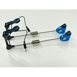 TMC 2 x Blue Drop off illuminated Bite Indicators. Slider Weight, 2.5mm Jacks