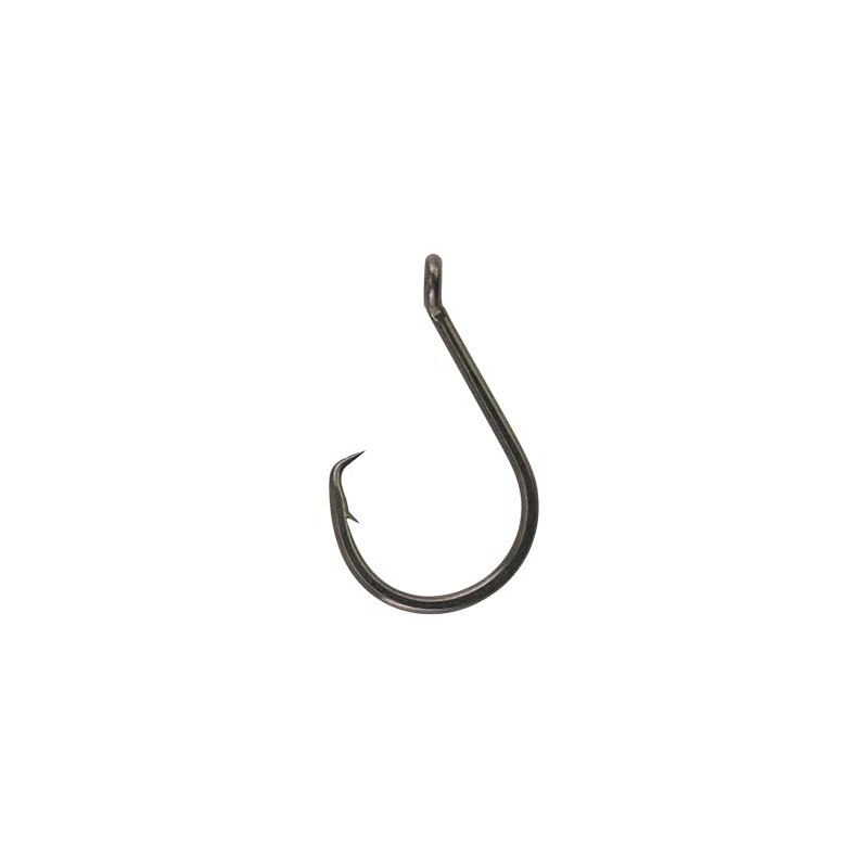 Berkley FUSION19 Circle Hooks, Size 4/0 Hook, Smoke Satin,Per 6