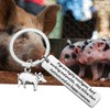 Pig Gift Pig Keychain Pigs Are Highly Intelligent Hard Working
