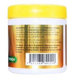 Pomada De Calendula Con Arnica Y Tepezcohuite Vidanat 125 Gr