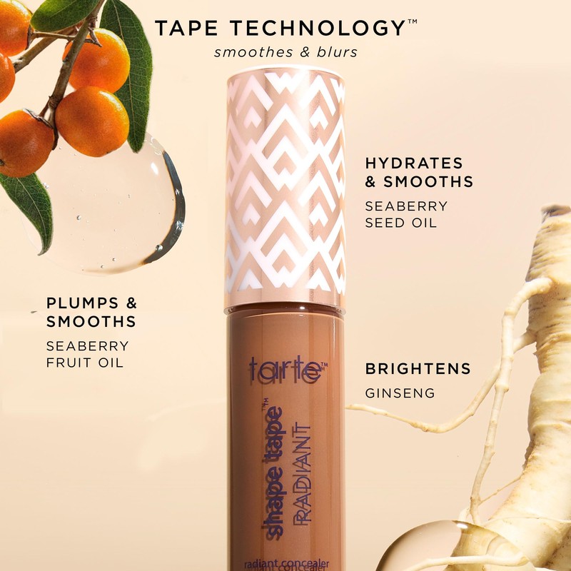 tarte shape tape radiant medium coverage concealer - 20B light
