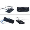 OLOMEE Large Reading Glasses Men +0.75 Oversized Square Wide Sunglasses