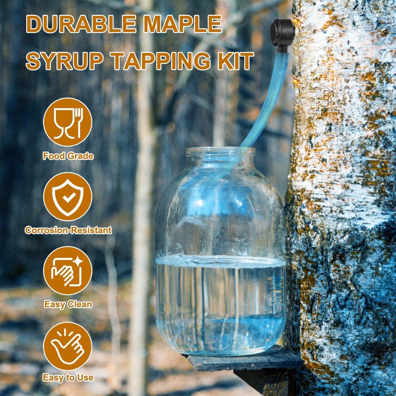 Maple Syrup Tapping Kit, Upgrade Maple Taps Set Include (15)