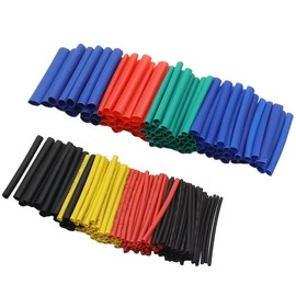 164PCS Multicolour Heat Shrink Tubing Pack, Heat Shrink Tubing Wrap Anti-Rust Flexible Wire Cable Heat Shrink Tubing for Electric Wire Repairing Multicolor Heat Shrink Tubing Multi Color Small