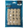 1 in. Beige Heavy-Duty Self-Adhesive 1 in. Felt Pads (48-Pack)
