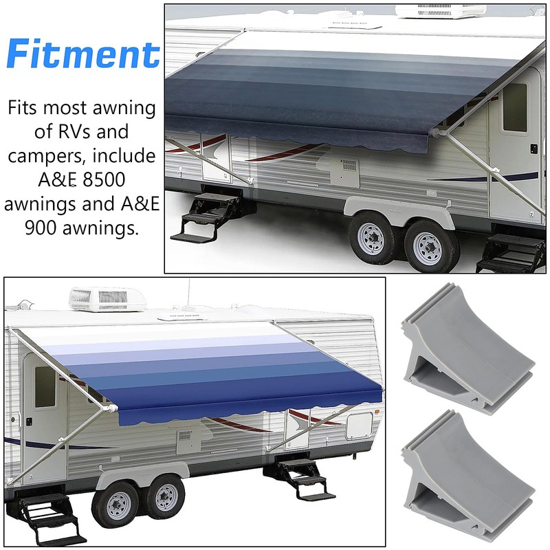 2 Sets RV Awning Arm Slider Catch Kit, 830472P002 Replace