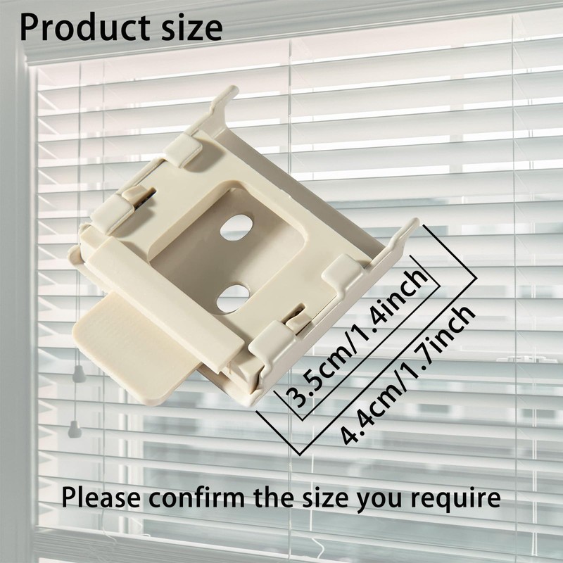 Lihopefe Universal Replacement for Roller Shade Metal Mounting Brackets Roller