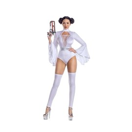 Party King Women's Plus Size Space Princess, 2X White