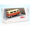 Schuco VW T2a Bus Model Car 1:87 Scale Orange/Beige Version