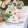 50 servilletas de papel florales, acuarela, flores, servilletas desechables de
