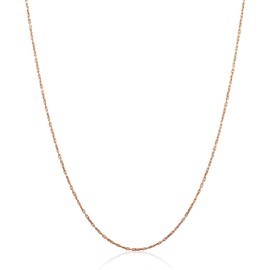 Jewelry Shop M Chain Necklace, Made in Japan, for Women and Men, No Gemstones