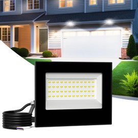 Probapro 50W LED Floodlight Outdoor - 5000LM Super Bright Security Light with 180° Adjustable Bracket & IP66 Waterproof Rating | Durable Outdoor Lighting for Gardens, Garages, Yards