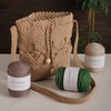 Clowex Polyester Soft Macrame Cord 2.5-3mm, 191 Yards x 1/9