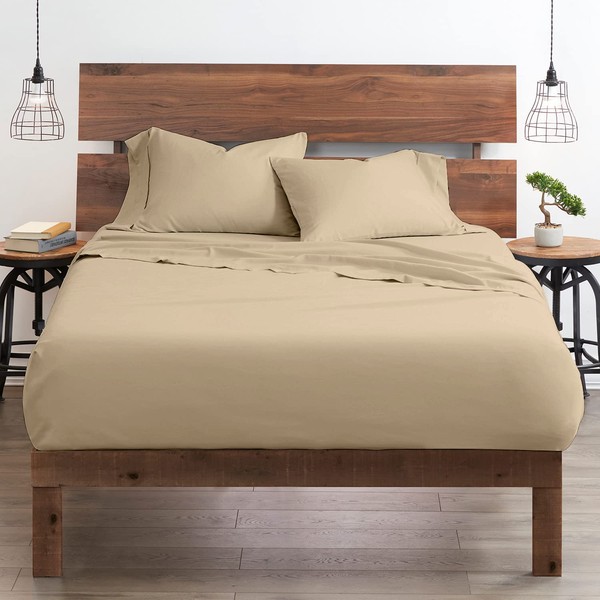 Queen Size Giza Set Sheet - Soft Breathable Giza Egyptian