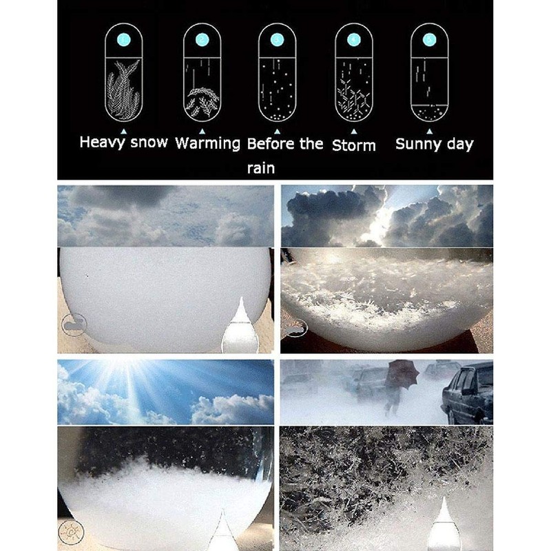 C&H Solutions Storm Glass Weather Stations Water Drop Weather Predictor
