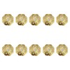 Tiazza 10pcs Convex Round Brass Backplate Washers - Classical Furniture