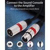 Pack of 6 1.5 m XLR Cable, Premium Balanced XLR