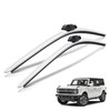 Clix Wipers For Ford Bronco (18"/18") White Windshield Wiper Blades,