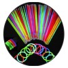 ML 100 Pulseras Cyalume Neon Luminosa Para Fiesta