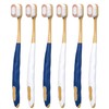 Broad Polishing in 1 Time, Intimate Wide Toothbrushes, 6 Pieces,