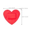 BESPORTBLE 20pcs Heart-shaped Self Patches Breathable Care Portable for Outdoor