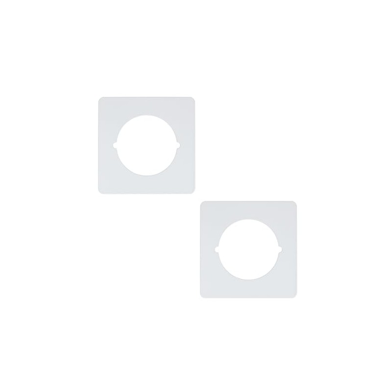 Scar Plate for Door Knob Square,Door Knob Reinforcement Plate White,Fits