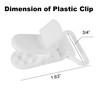 20 Pack Plastic Pacifier Clip Bulk 3/4 inch Bib Clips