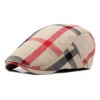 Generic Boina Transpirable Gorra A Cuadros Vintage