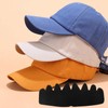 5pcs Black Baseball Caps Inserts Shapers, Felt Reusable & Washable