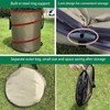 Yintrinsic Collapsible Lawn and Leaf Waste Bag-Reusable Pop-Up Trash Can-Yard