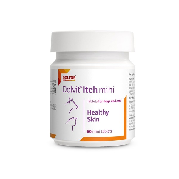 Dolvit Itch mini 60 tablets for Cats and Small Dog