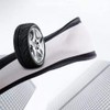 Premium Leather Steering Wheel Cover Compatible with Toyota Tacoma 4Runner