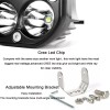 Cree Black 3" INCH 40W LED Pods Spot Cree Led