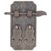 Cabinet Faceplate Brass Material Bronze Auspicious Bat Pattern Retro Chinese