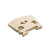Hordion 10 Pcs 5 Sizes Maple Violin Bridge, 1/8, 1/4,