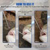 Fish Hook Remover, 3pcs Stainless Steel Fishing Unhooking Extractor Equipment,