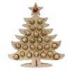 Wooden Advent Calendar Christmas Chocolate Stand Christmas Ornaments Party Decoration