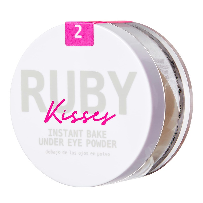 Ruby Kisses Instant Bake Undereye Powder - Vegan, Cruelty Free