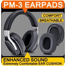 Sixsop PM-3 Earpads Compatible with Oppo PM-3 PM3 PM 3 Headphones Replacement Ear Pads/Ear Cushion/Ear Cups