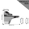 HERKINDNESS Glass Shelf Support Wall Bracket 2 Pieces or One