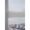 GARDINIA Roman Blind Sheer Voile Tabs White 90cm x 140cm