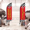 HunnmingRe 4 Set 11ft Auto Repair Shop Feather Flag Kits
