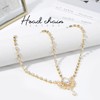 Reaky Rhinestone Head Chain Gold Tone Crystal Headpiece Headpiece for