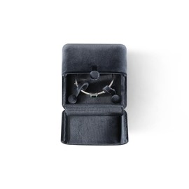 Yinbeini Velvet Bracelet Box，Ceremony Gift Boxes for Jewelry Display，Bracelets Holder for Women，Men Valentine Gifts Case (Grey)