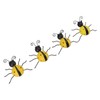 4Pcs Ladybug Wall Decor Lady Bug Ornament Wrought Iron Insect