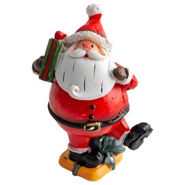 CutitiUU 1 Pcs Santa Claus Ornaments, Standing Figure Santa Claus Doll Santa Claus Decorations Mini Christmas Ornaments Xmas Decor Home Ornaments Xmas Gifts Home Party Indoor Decorations